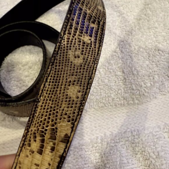 AMAZING WOMEN'S LIMITED EDITION PRADA ADJUSTABLE BUCKLE SKINS BELT - Picture 4 of 4